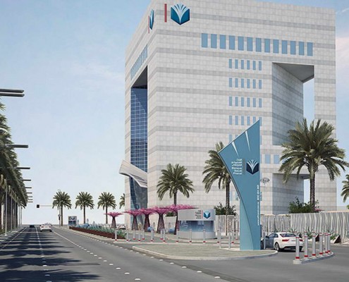 SAUDI FACADE AT FRANSI BANK – Riyadh